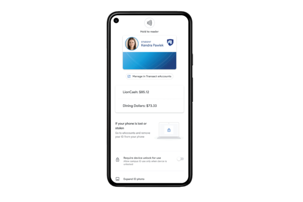 mobile id+ card on Android phone